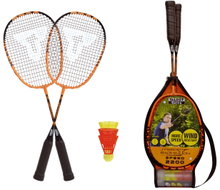Talbot Torro Speedbadminton Set Speed 2200 (2xSchläger 105g,3xBälle,1xTasche)